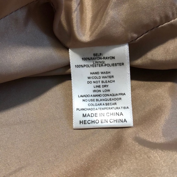 Tan Utility Vest / Open Tunic - Picture 8 of 8